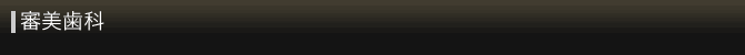 審美歯科 審美歯科